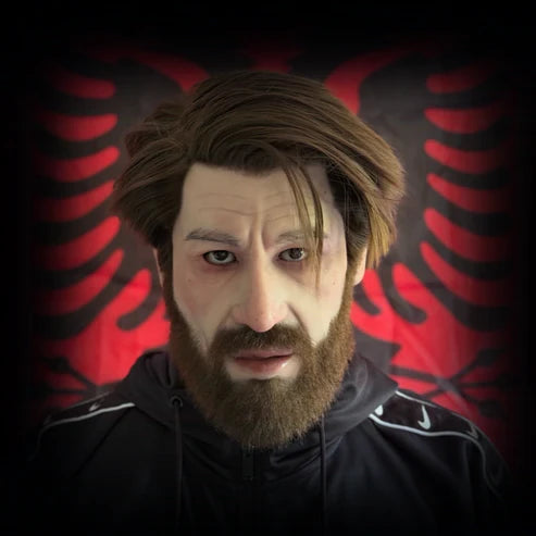 The Balkan Alpha Ultra Realistic Silicone Mask 40 years - Bearded Look